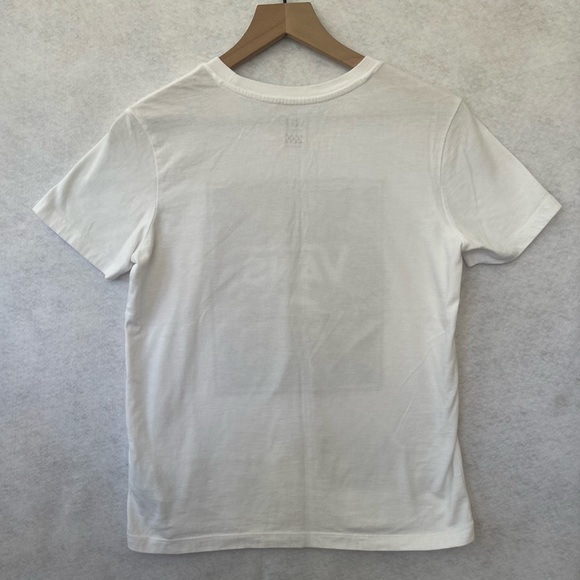 Van’s Logo Floral Short Sleeve Tee White Women’s Small - Picture 8 of 9